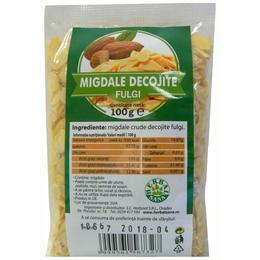 Fulgi migdale crude decojite herbavit, 100 g