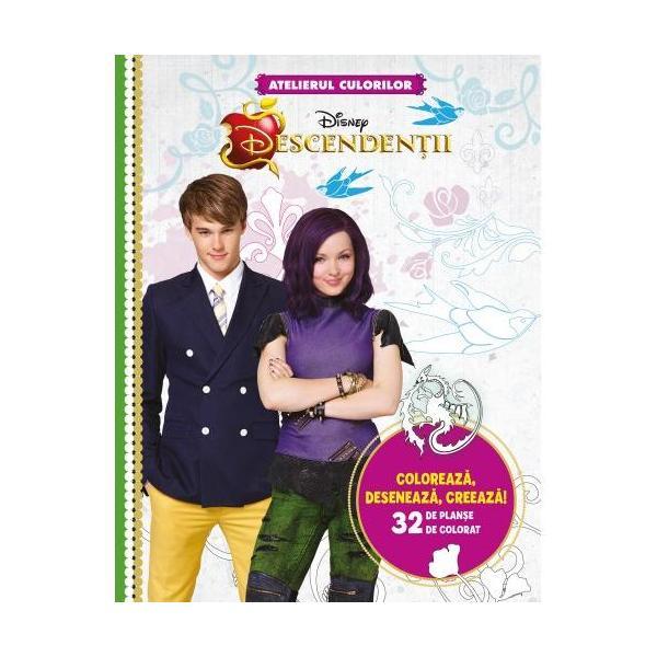 Disney Descendentii - Atelierul culorilor, editura Litera