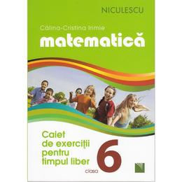 Matematica - Clasa a VI-a - Caiet de exercitii pentru timpul liber - Calina-Cristina Irimie, editura Niculescu