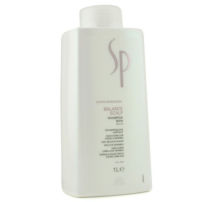 Sampon pentru Scalp Sensibil - Wella SP Balance Scalp Shampoo 1000 ml imagine