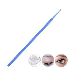 Set 100 micro brush, microaplicatoare extensii gene, albastru