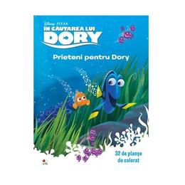 In cautarea lui Dory: Prieteni pentru Dory. 32 de planse de colorat, editura Litera