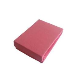 Cearceaf de pat jersey cu elastic 140x200 cm, roz deschis special no.12