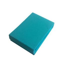 Cearceaf de pat jersey cu elastic 120x200 cm, albastru deschis special no.22
