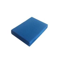 Cearceaf de pat Jersey cu elastic 180x200 cm, albastru inchis Special No.29