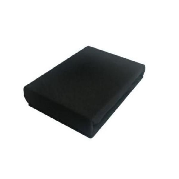 Cearceaf de pat Jersey cu elastic 160x200 cm, negru Special No.48