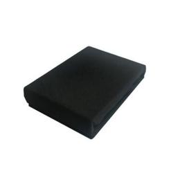 Cearceaf de pat jersey cu elastic 140x200 cm, negru special no.48