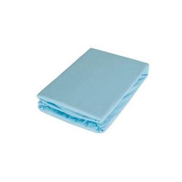 Cearceaf cu elastic gecor, jersey, 180x200 cm, albastru