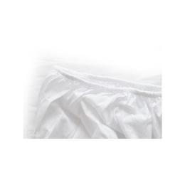 Cearceaf cu elastic gecor, jersey, 160x200 cm, alb