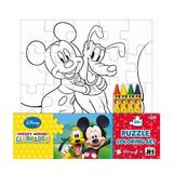Disney Mickey Mouse Clubhouse, Puzzle coloring set. Puzzle de colorat