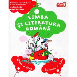Romana cls 4 sem.2 + CD - Alina Radu, Roxana Jeler, editura Grupul Editorial Art