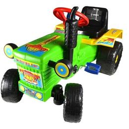 Tractor cu pedale Turbo green - Super Plastic Toys