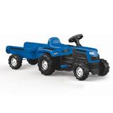 Tractor cu remorca - albastru - Dolu