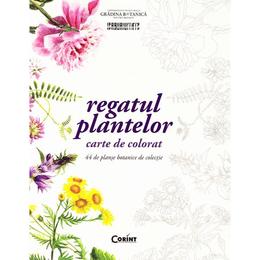 Regatul plantelor - carte de colorat, editura corint