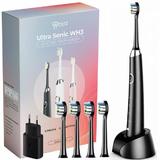 Periuta de dinti electrica Woya Smart Sonic Premium WH3, 4 moduri, 4 Capete, 38000 vpm, Negru