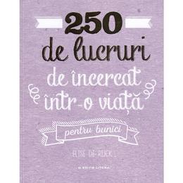 250 de lucruri de incercat intr-o viata. pentru bunici - elise de rijck, editura litera