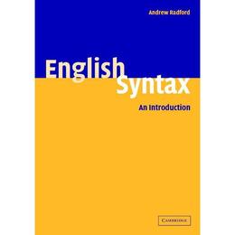 English Syntax, editura Cambridge University Press