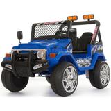 Masinuta electrica cu doua locuri Drifter Jeep 4x4 Albastru