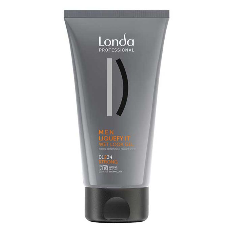 Gel cu Aspect Umed si Fixare Extra Puternica - Londa Professional Men Liquefy It Wet Look Gel 150 ml
