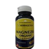 Magneziu Organic Herbagetica, 60 capsule