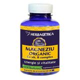 Magneziu Organic Herbagetica, 120 capsule