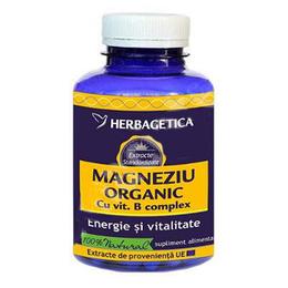 Magneziu Organic Herbagetica, 120 capsule