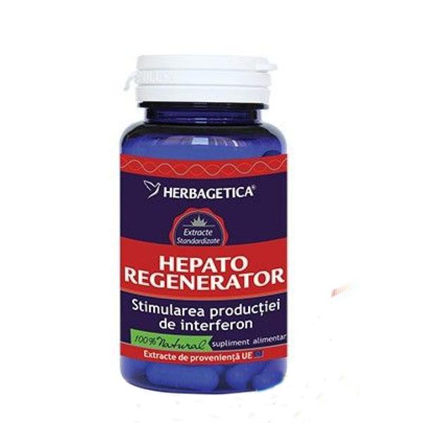 Hepato Regenerator Herbagetica, 30 capsule