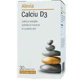 Calciu D3 (formula citrat) Alevia, 30 comprimate