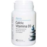 Calciu Vitamina D3 Alevia, 40 comprimate