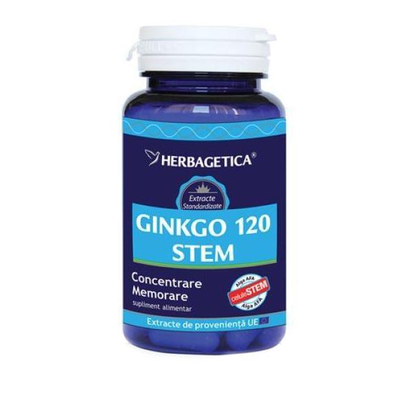 Ginkgo 120 Stem Herbagetica, 30 capsule