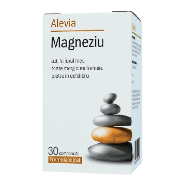 Magneziu (formula citrat) Alevia, 30 comprimate