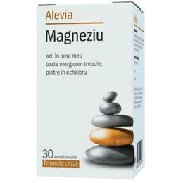 Magneziu (formula citrat) alevia, 30 comprimate