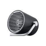 Ventilator de birou Cool Engine, mini USB fan portabil, pornire smart cu touch, 2 viteze, negru