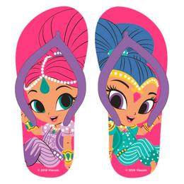 Slapi de plaja pentru fetite Shimmer&Shine marimea 26-27