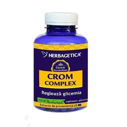Crom complex organic herbagetica, 120 capsule