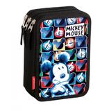 Penar Mickey Mouse cu 3 compartimente echipat 45 piese