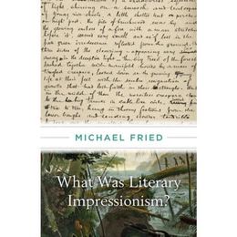 What Was Literary Impressionism?, editura Harvard University Press