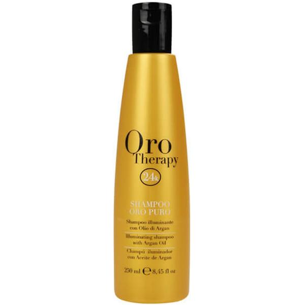 Sampon Iluminator cu Cheratina si Argan - Fanola Oro Therapy Illuminating Shampoo with Keratin and Argan, 300ml