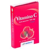 Vitamina C 180mg Capsuni Amniocen, 20 tablete