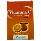 Vitamina C 180mg Portocale Amniocen, 20 tablete