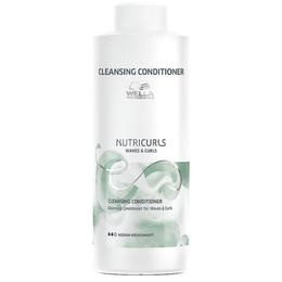 Balsam de curatare pentru par cret si ondulat - wella professionals nutricurls cleansing conditioner for waves and curls, 1000ml