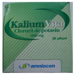 Kalium Vita Clorura de Potasiu Amniocen, 20 plicuri