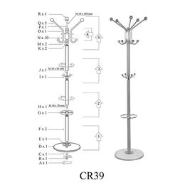 Cuier pom SL CR39, alb