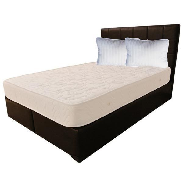 Set saltea lux ortopedic dafin plus 2 perne microfibra 50x70, 140x190x22