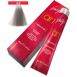 Vopsea crema permanenta - vitality's art absolute colour cream, nuanta 9/8 lightest pearl blonde, 100ml