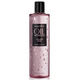 Sampon pentru Par Fin - Matrix Oil Wonders Volume Rose Shampoo 300 ml