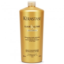 Sampon Nutritiv - Kerastase Elixir Ultime Oleo-Complexe Cleansing Oil Shampoo 1000 ml