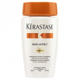 Sampon pentru par uscat si sensibil - kerastase nutritive bain satin 2 irisome shampoo 250 ml