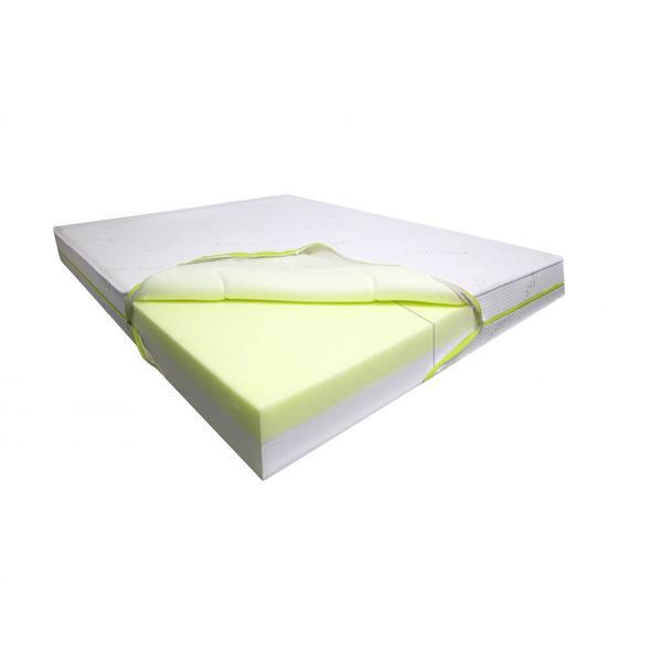 Saltea de pat ortopedica, family hybrid, bio bambus, memory hd, 12+8+2, 180x200, fara arcuri