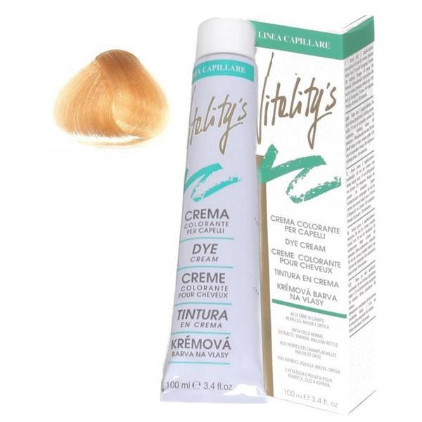 Crema Coloranta Permanenta – Vitality's Linea Capillare Dye Cream, nuanta 9/00 Special Ultrablond, 100ml